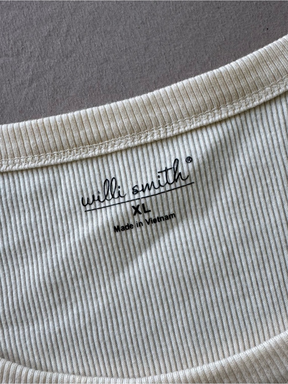 Y2K Era Willi Smith Shimmer ribbed tank top - Picture 3 of 5